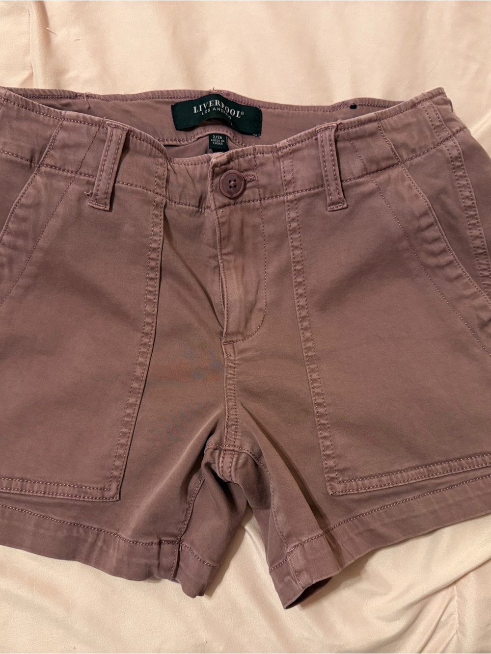 Liverpool Mauve Utility Women’s Shorts